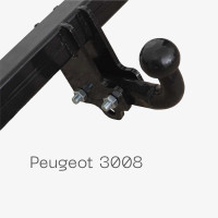 Фаркоп съемный на 2 болта - Peugeot 3008 2009-2016 - фото товару в інтернет магазині bronex.ua