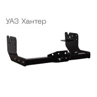 Фаркоп съемный на 2 болта на пластине кованый - УАЗ Хантер - фото товару в інтернет магазині bronex.ua