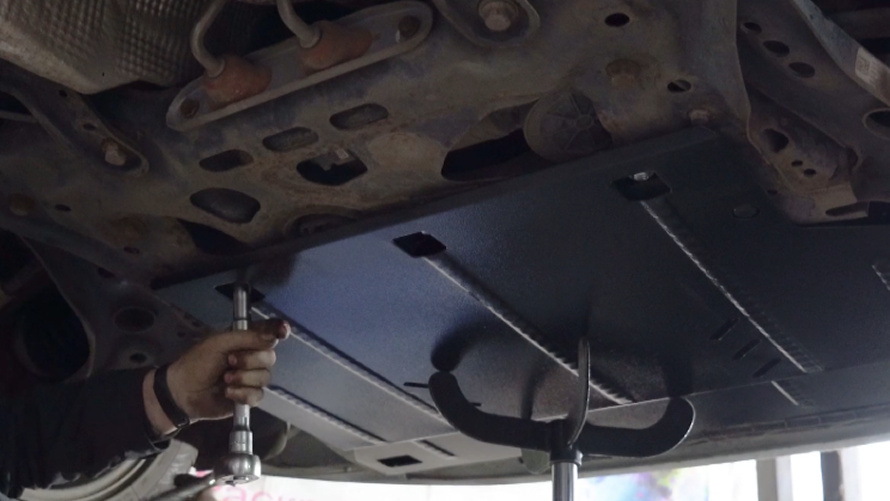 Шаг 3. Фиксация крепежа