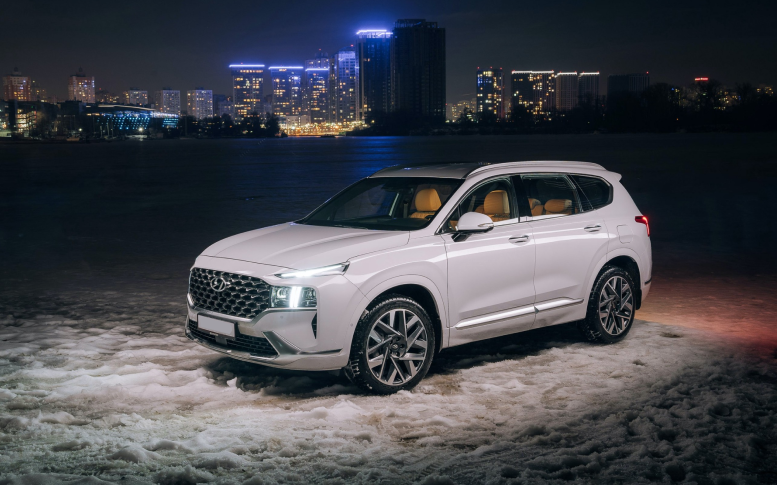 Проверка установки защиты двигателя Hyundai Santa Fe